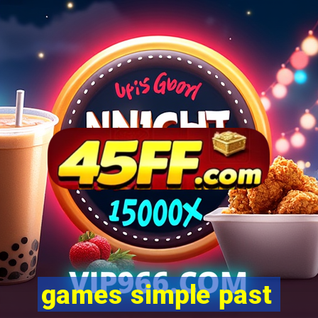 games simple past